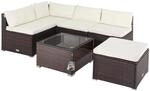 Casaria&reg; Gartenm&ouml;bel Lounge Set Wetterfest 5 Personen Polyrattan...