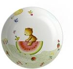 Villeroy & Boch &ndash; Hungry As A Bear Tiefer Kinderteller, 19 cm, Sp&uuml;lmaschinenfest,
