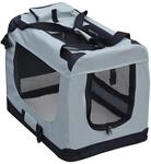 Fudajo Faltbare Transportbox f&uuml;r Hunde, Katzen XL (82x56x58cm), robust, leicht,