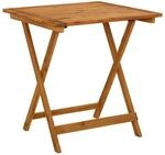 vidaXL Akazienholz Massiv Gartentisch Klappbar Bistrotisch Klapptisch Holztisch