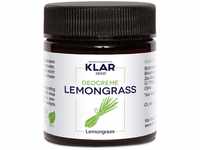 Klar Seifen Deocreme Lemongras, 30ml, Geruchsneutralisierend und Pflegend,