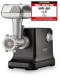 CASO FW 2000 Black, Fleischwolf mit leistungsstarken 2000 Watt, Testsieger Haus &