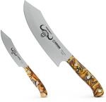Giesser seit 1776 - Made in Germany - PremiumCut, Spicy Orange, Messerset 2 teilig,
