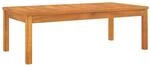 vidaXL Couchtisch 100x50x33 cm Massivholz Akazie