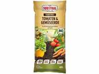 Substral Naturen Bio Tomaten & Gemüse Erde Bio & torffrei 40l, 12 Wochen...