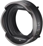 Samyang MF Adapter f&uuml;r V-AF Videoobjektive - Pr&auml;zise manuelle Fokussierung...