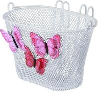 Basil Jasmin Butterfly Kinder-Fahrradkorb - Vorderrad - abnehmbar - mit