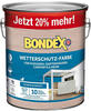Bondex Wetterschutz Farbe Achatgrau (RAL7038) 3 L für 27 m² | Extreme...