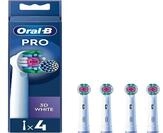 Oral-B Pro 3D White Zahnb&uuml;rstenk&ouml;pfe f&uuml;r Zahnb&uuml;rsten, 4 St&uuml;ck