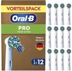 Oral-B Aufsteckb&uuml;rsten PRO CrossAction, Wei&szlig;, 12 St&uuml;ck | Original