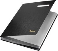 Bene 76400SW Standard-Unterschriftenbuch PP, schwarz