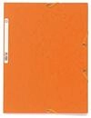 Exacompta 25 Gummizugmappen 3 Klappen Glanzkarton 400 g/m&sup2; orange