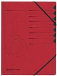 herlitz Ordnungsmappe Quality, A4, rot, 7 Register, Eckspanner Gummizug, 1...