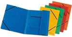 herlitz Eckspann-Mappe, Sammelmappe A4 mit Gummizug, farbig sortiert, Karton, 10