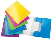 Leitz WOW 3-Klappen-Mappe, 6er Pack, Eckspannermappe f&uuml;r bis zu 150 A4-Bl&auml;tter,