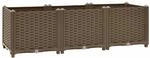 vidaXL Hochbeet 120 x 40 x 38 cm Polypropylen
