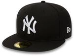 New Era New York Yankees MLB Basic Black Base Black White 59Fifty Cap - 7...