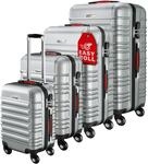MONZANA&reg; Kofferset 4tlg Hartschalen Koffer S-M-L-XL Gel-Griffe 4 Rollen ABS Hardcase