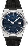 Tissot PRX Automatic Blue Men's Watch T137.407.17.041.00 Steel with Silicone...