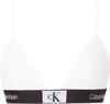 Calvin Klein Damen Bikinitop Triangel Unlined Triangle Weiche Cups , Weiß (White), M