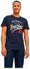 JACK & JONES Male T-Shirt 3er-Pack Logo Rundhals T-Shirt