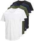 JACK & JONES JJENOA Tee SS Crew Neck 5PK MP