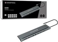Conceptronic DONN17G 12-in-1 USB 3.2 Gen 1 Dockingstation