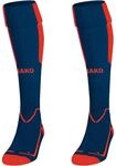 JAKO Unisex Stutzenstrumpf Lazio, Navy/Flame, 31-34