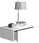 VCM Nachtschrank | Wandschublade | Wandboard | Nachttisch | Ma&szlig;e ca. H. 15 x...