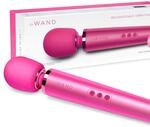 Le Wand Vibrator, Pink, 34 cm | Super starke Vibrationen mit 20 Mustern,
