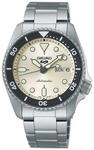 Seiko 5 Sports Unisex-Armbanduhr Automatik Stahl/Beige SRPK31K1