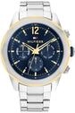 Tommy Hilfiger Analog-Multifunktions-Quarzuhr f&uuml;r Herren mit Edelstahl-, Silikon-