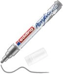 edding 5100 Acrylmarker medium - silber - 1 Acrylstift wasserfest - mittlere