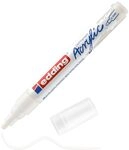 edding 5100 Acrylmarker medium - wei&szlig; - 1 Acrylstift wasserfest - mittlere