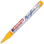 edding 5300 Acrylmarker fein - sonnen-gelb - 1 Acrylstift wasserfest - feine
