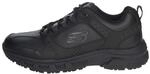 Skechers Oak Canyon Redwick Herren Trainer, Black Leather Synthetic Textile Black