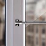 Cafehausstange (Silber Chrome / 75-125cm), Gardinenstange 50 bis 225 cm L&auml;nge
