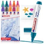 edding 4500 Textilmarker - 10 Farben im Set (Trend) - Rundspitze 2-3 mm -