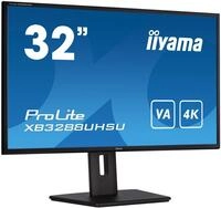 iiyama Prolite XB3288UHSU-B5 80cm 31,5" VA LED Monitor 4K UHD HDMI DP USB3.0 Pip HDR