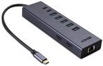 LINDY 43373 DST-Mini Duo, USB C Laptop Mini Dockingstation 2X 4K HDMI
