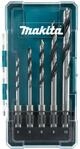 Makita E-15148 SDS-PLUS Holzbohrer-Set 5-teilig in Aufbewahrungsbox, Holzspiralbohrer