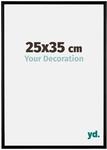 yd. Your Decoration - Bilderrahmen 25x35 cm - Schwarz Matt - Bilderrahmen aus