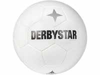 Derbystar Unisex – Erwachsene Brillant Fußballbälle, Weiss, 5