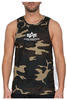 Alpha Industries Herren Basic Tank Top T-Shirt, Wdl Camo 65, XXL