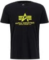 Alpha Industries Herren Basic Neon Print T-Shirt