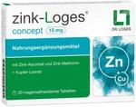 zink-Loges&reg; concept 15 mg - 30 Tabletten - F&uuml;r Haut, Haare, N&auml;gel,...