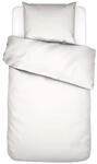 ESSENZA Bettw&auml;sche Minte Wei&szlig;, 135x200 cm + 1x 80x80 cm - 100% Baumwollsatin...