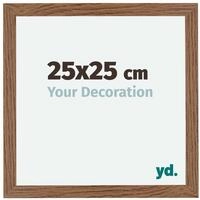 yd. Your Decoration - Bilderrahmen 25x25 cm - Eiche Rustikal - Billderrahmen aus MDF