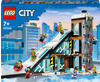 LEGO City Wintersportpark, Set mit Wintersportgeschäft, Café und einem
