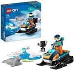 LEGO 60376 City Arktis-Schneemobil, Konstruktionsspielzeug-Set mit 3...